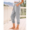 image:imageAUTOMET Womens High Waisted Lounge Sweatpants Jogger Pants with PocketsGrey
