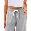 image:imageAUTOMET Womens High Waisted Lounge Sweatpants Jogger Pants with PocketsGrey