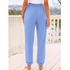 image:imageAUTOMET Womens High Waisted Lounge Sweatpants Jogger Pants with PocketsLightblue