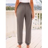 image:imageAUTOMET Womens High Waisted Lounge Sweatpants Jogger Pants with PocketsLightcoffee