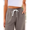 image:imageAUTOMET Womens High Waisted Lounge Sweatpants Jogger Pants with PocketsLightcoffee