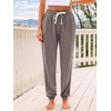 image:imageAUTOMET Womens High Waisted Lounge Sweatpants Jogger Pants with PocketsLightcoffee