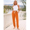 image:imageAUTOMET Womens High Waisted Lounge Sweatpants Jogger Pants with PocketsOrange