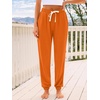 image:imageAUTOMET Womens High Waisted Lounge Sweatpants Jogger Pants with PocketsOrange