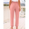 image:imageAUTOMET Womens High Waisted Lounge Sweatpants Jogger Pants with PocketsPink