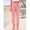 image:imageAUTOMET Womens High Waisted Lounge Sweatpants Jogger Pants with PocketsPink