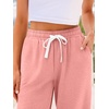 image:imageAUTOMET Womens High Waisted Lounge Sweatpants Jogger Pants with PocketsPink