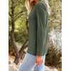 image:imageAUTOMET Womens Long Sleeve Crewneck Shirts Casual Basic Tops01armygreen