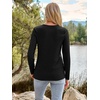 image:imageAUTOMET Womens Long Sleeve Crewneck Shirts Casual Basic Tops01black