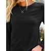 image:imageAUTOMET Womens Long Sleeve Crewneck Shirts Casual Basic Tops01black