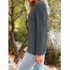 image:imageAUTOMET Womens Long Sleeve Crewneck Shirts Casual Basic Tops01blackgrey
