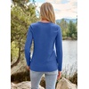 image:imageAUTOMET Womens Long Sleeve Crewneck Shirts Casual Basic Tops01blue