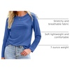 image:imageAUTOMET Womens Long Sleeve Crewneck Shirts Casual Basic Tops01blue