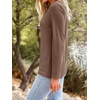 image:imageAUTOMET Womens Long Sleeve Crewneck Shirts Casual Basic Tops01brown