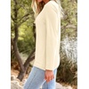 image:imageAUTOMET Womens Long Sleeve Crewneck Shirts Casual Basic Tops01cream