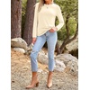 image:imageAUTOMET Womens Long Sleeve Crewneck Shirts Casual Basic Tops01cream