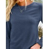 image:imageAUTOMET Womens Long Sleeve Crewneck Shirts Casual Basic Tops01darkblue