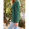 image:imageAUTOMET Womens Long Sleeve Crewneck Shirts Casual Basic Tops01darkgreen