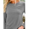 image:imageAUTOMET Womens Long Sleeve Crewneck Shirts Casual Basic Tops01grey