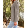 image:imageAUTOMET Womens Long Sleeve Crewneck Shirts Casual Basic Tops01khaki