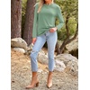 image:imageAUTOMET Womens Long Sleeve Crewneck Shirts Casual Basic Tops01lightgreen
