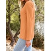 image:imageAUTOMET Womens Long Sleeve Crewneck Shirts Casual Basic Tops01orange
