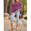 image:imageAUTOMET Womens Long Sleeve Crewneck Shirts Casual Basic Tops01purple