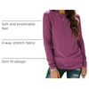 image:imageAUTOMET Womens Long Sleeve Crewneck Shirts Casual Basic Tops01purple