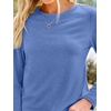 image:imageAUTOMET Womens Long Sleeve Crewneck Shirts Casual Basic Tops01royalblue