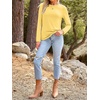 image:imageAUTOMET Womens Long Sleeve Crewneck Shirts Casual Basic Tops01yellow