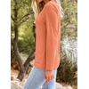 image:imageAUTOMET Womens Long Sleeve Crewneck Shirts Casual Basic TopsBrightorange