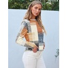 image:imageAUTOMET Womens Long Sleeve Crewneck Shirts Casual Basic TopsPlaidmulti