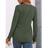 image:imageAUTOMET Womens Long Sleeve Shirts 2026 Fall Outfits Dressy Casual TopsArmy Green