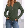 image:imageAUTOMET Womens Long Sleeve Shirts 2026 Fall Outfits Dressy Casual TopsArmy Green