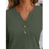 image:imageAUTOMET Womens Long Sleeve Shirts 2026 Fall Outfits Dressy Casual TopsArmy Green