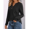 image:imageAUTOMET Womens Long Sleeve Shirts 2026 Fall Outfits Dressy Casual TopsBlack