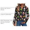 image:imageAUTOMET Womens Long Sleeve Shirts 2026 Fall Outfits Dressy Casual TopsBlack Christmas Print