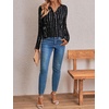 image:imageAUTOMET Womens Long Sleeve Shirts 2026 Fall Outfits Dressy Casual TopsBlack Dot Line