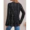 image:imageAUTOMET Womens Long Sleeve Shirts 2026 Fall Outfits Dressy Casual TopsBlack Dot Line