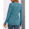 image:imageAUTOMET Womens Long Sleeve Shirts 2026 Fall Outfits Dressy Casual TopsBlue Green