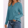 image:imageAUTOMET Womens Long Sleeve Shirts 2026 Fall Outfits Dressy Casual TopsBlue Green