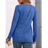 image:imageAUTOMET Womens Long Sleeve Shirts 2026 Fall Outfits Dressy Casual TopsBright Blue
