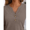 image:imageAUTOMET Womens Long Sleeve Shirts 2026 Fall Outfits Dressy Casual TopsCoffee Grey