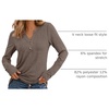 image:imageAUTOMET Womens Long Sleeve Shirts 2026 Fall Outfits Dressy Casual TopsCoffee Grey