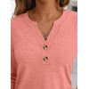 image:imageAUTOMET Womens Long Sleeve Shirts 2026 Fall Outfits Dressy Casual TopsCoral