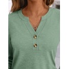 image:imageAUTOMET Womens Long Sleeve Shirts 2026 Fall Outfits Dressy Casual TopsLight Green