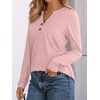 image:imageAUTOMET Womens Long Sleeve Shirts 2026 Fall Outfits Dressy Casual TopsPink