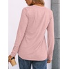 image:imageAUTOMET Womens Long Sleeve Shirts 2026 Fall Outfits Dressy Casual TopsPink