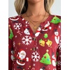 image:imageAUTOMET Womens Long Sleeve Shirts 2026 Fall Outfits Dressy Casual TopsRed Christmas Print