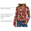 image:imageAUTOMET Womens Long Sleeve Shirts 2026 Fall Outfits Dressy Casual TopsRed Christmas Print